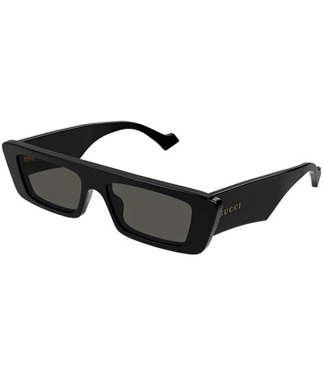 gucci rectangular-frame sunglasses|gucci rectangular sunglasses men.